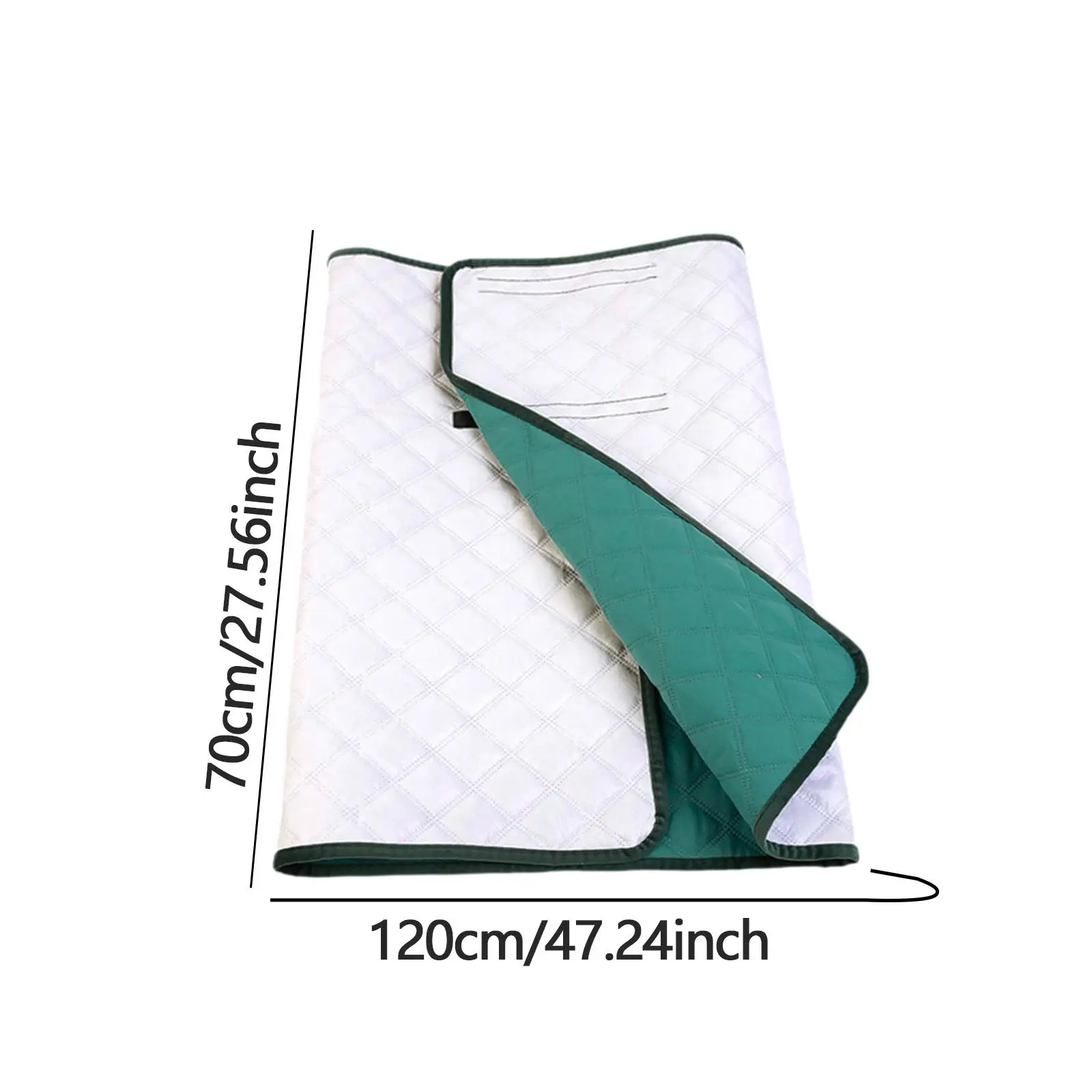 Washable Incontinence Bed Pad for Adults Leakproof Diaper Skirt Reusable Waterproof Mattress Protector for Elderly Sofa Chair