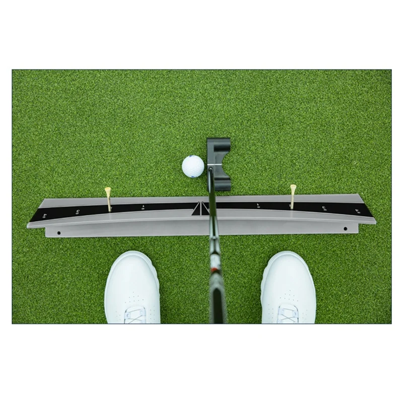 

ABKG Pro Golf Putter Trainer Putter Track Balance Exerciser Putter Board Calibration Putter Track