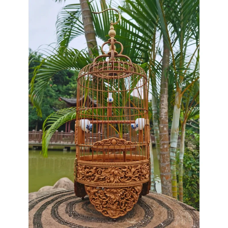 Sangkar Burung Bambu Gaya Guan - Bird Cage Parrot ulasan dan harga