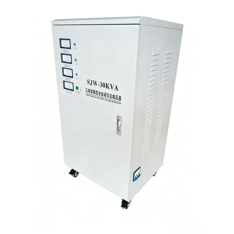 for 30KVA 10KVA Three Phase Automatic Voltage Regulator SJW-30KVA High Precision AC Voltage Stabilizer Pure Sine Wave 98