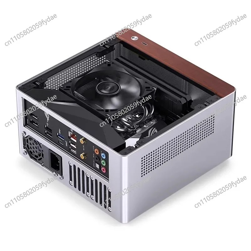 N10 Aluminum Alloy 1U Power Supply ITX Desktop Mini NV10 Computer Case