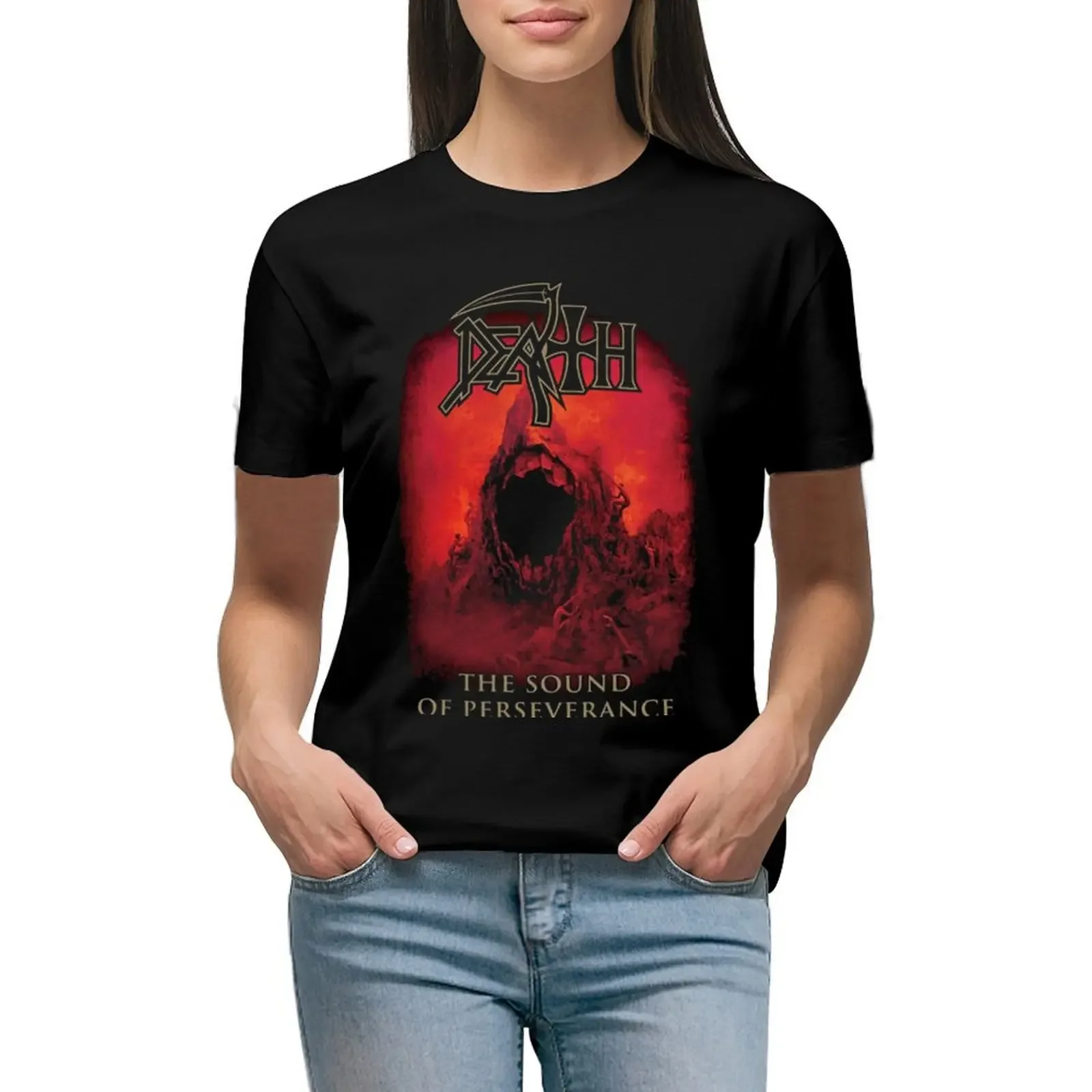 

Death - The Sound Of Perseverance T-Shirt oversized summer tops Aesthetic clothing plus sizes cat shirts for Women