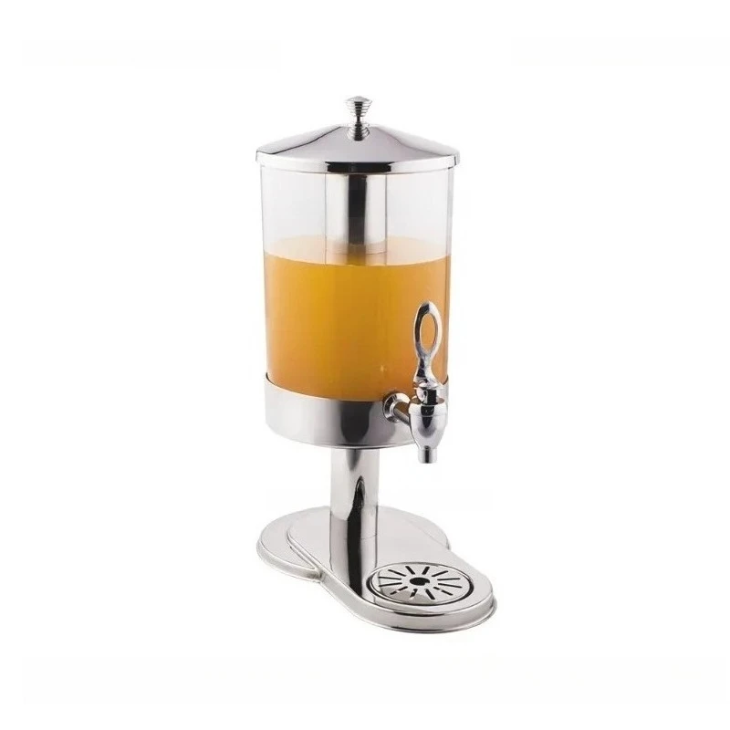 Stainless Steel Juicer Dispenser Commercial Refrigerated Steel Machines 7L Milk Tea Chocolate Coffee Milk Dispenser