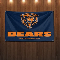 Chicago Bears Flag Hanging Flags 90x150cm Banner for Room Garage Bar Wall Tapestry Rcing Flag Outdoor Decor Flags and Banners