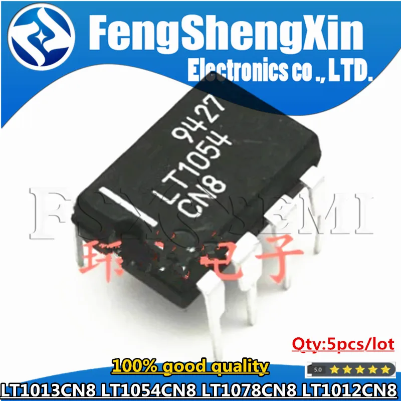 5pcs LT1013CN8 LT1054CN8 LT1078CN8 LT1012CN8 DIP-8 LT1013 LT1054 LT1078 LT1012 Chips