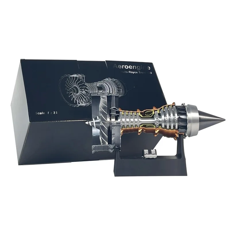 Model Mesin Turbofan Pesawat Rolls Royce untuk Percobaan Sains Mesin Jet dengan Fungsi Pengisian Daya dan Kecepatan Variabel