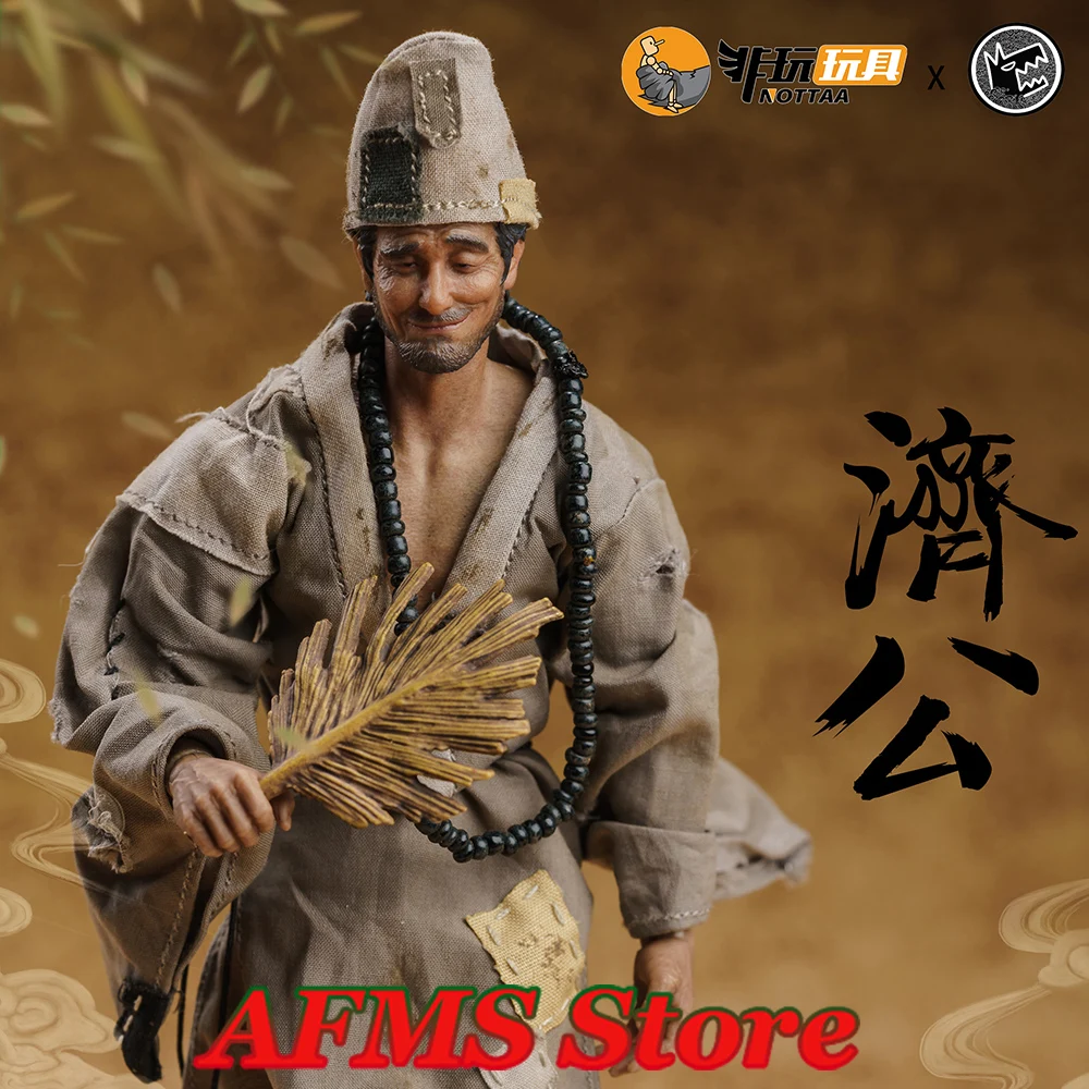 

Nottaa 1/12 Scale Collectible Figure Ji Gong China Ancient Mythology Justice Magic Monks 6Inch Action Figure Men Soldier Model