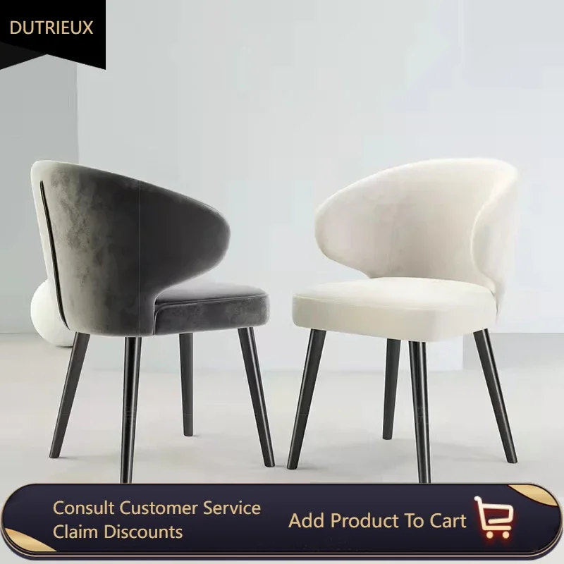 

Nordic Modern Dining Chairs Home Lounge Occasional Designer Dining Chairs Bedroom Hotel Cadeiras De Jantar Furniture From China