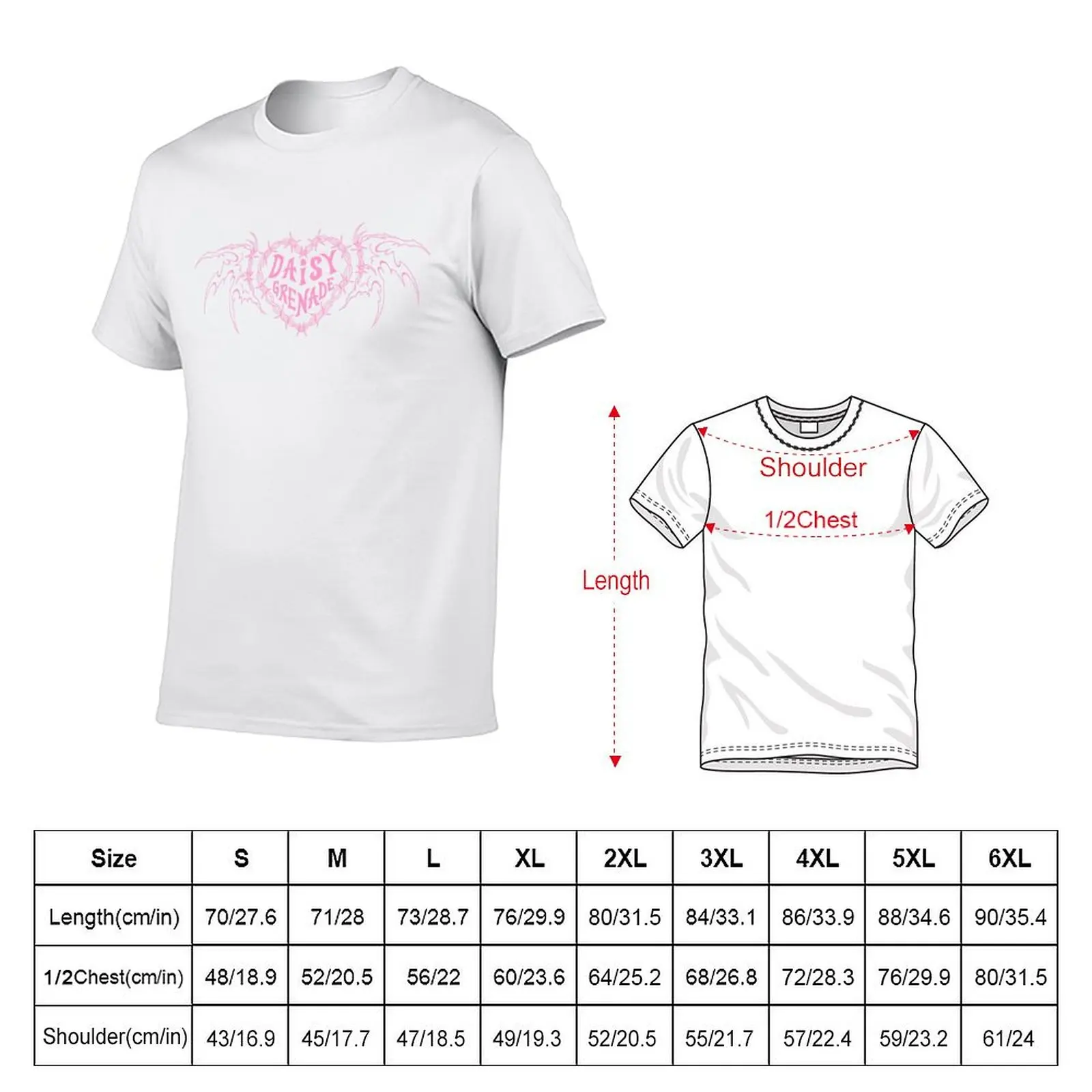 daisy grenade T-Shirt anime t shirts oversize man t shirts graphic T-Shirt