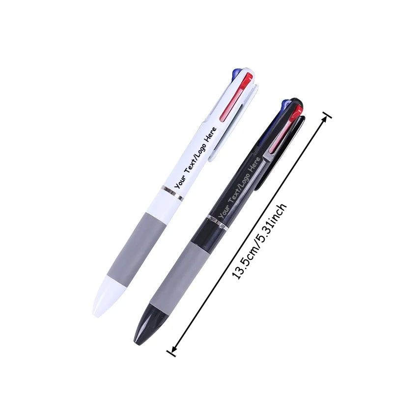 20PCS 3 in1 Customizable Pen Creative Ballpoint Pen Colorful Ballpoint Pens Multifunction Pen For Marker Writing Stationery