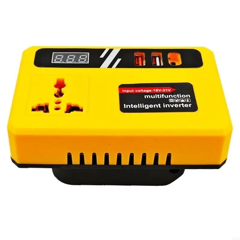 581E 18-21V To 220V Power Supply Inverter Converter Double USB Interfaces