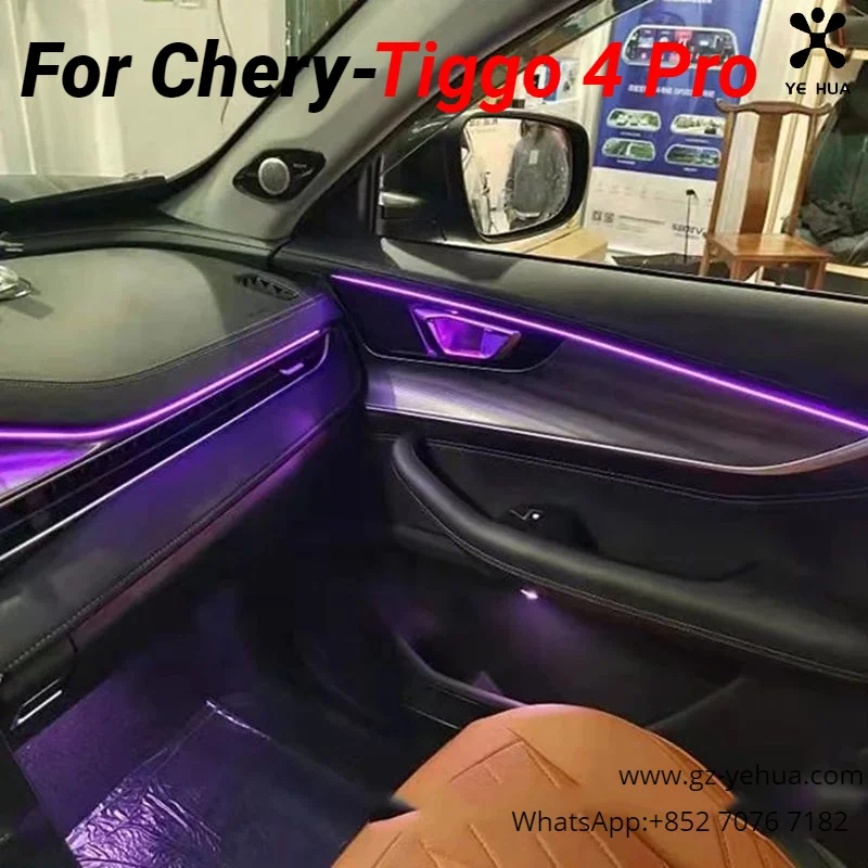 For Chery Tiggo 4 Pro 2020 2023 Car Interior Ambient Lighting Modification Full Set Automobiles Parts Accesorios Para Auto Tools