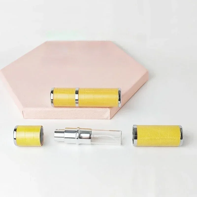 Luxe Krokodillenleer Parfumflesje 5 ml Hervulbare Parfum Verstuiver voor Reizen Spray Fles met Mist Geur Container