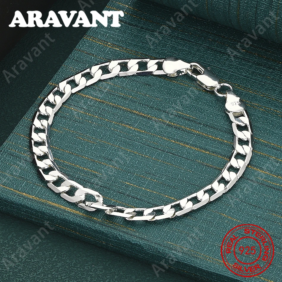 925 Sterling Silver 6mm Cuban Chain Bracelet – A Minimalist Yet Bold Everyday Accessory For Women