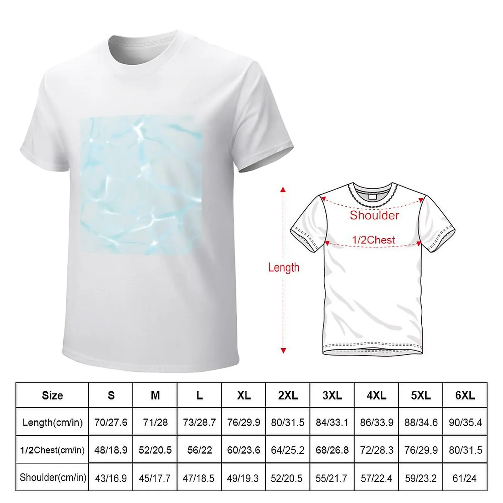 Abstract blue water flow palette T-Shirt customizeds summer tops vintage clothes quick-drying mens workout shirts