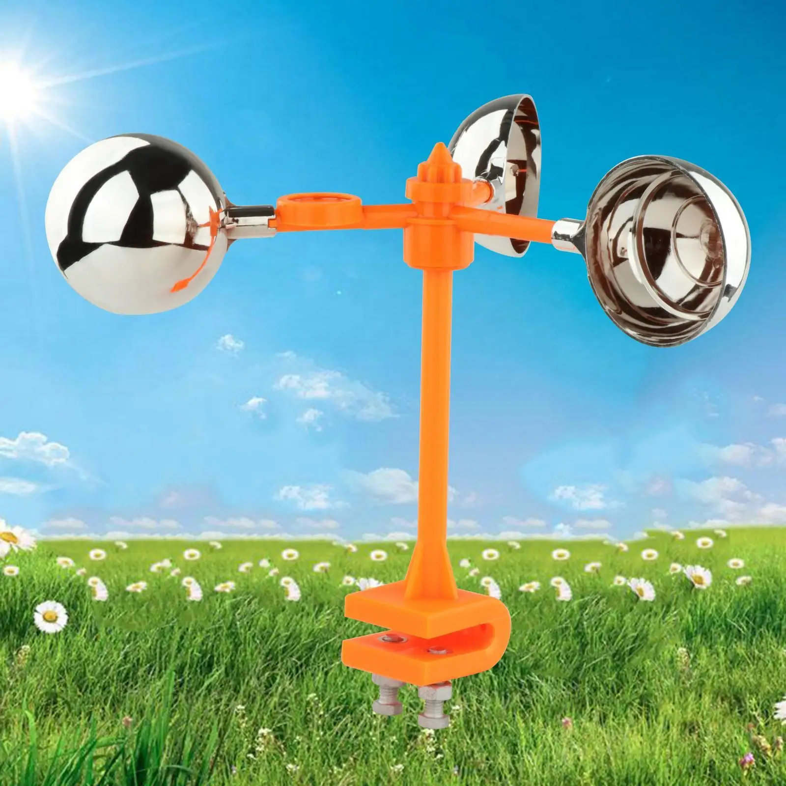Bird Deterrent Devices Reflective Spinning Windmill for Farm Orchard Vegetable Garden Lawn Protection