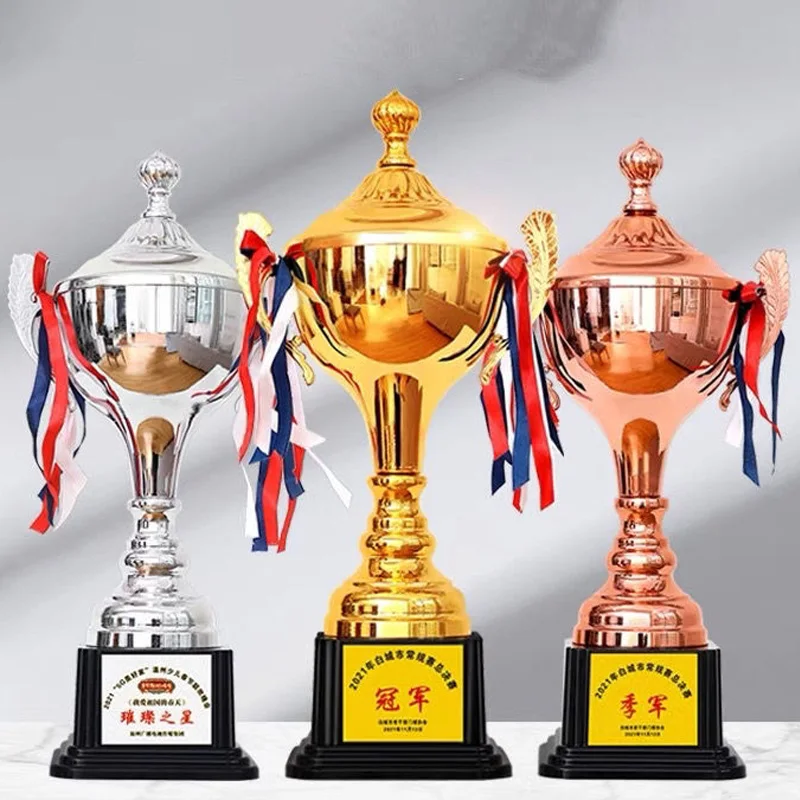 Customized Creative Super Large Basketball Trophy, School Competition Award Gift, Metal Crafts