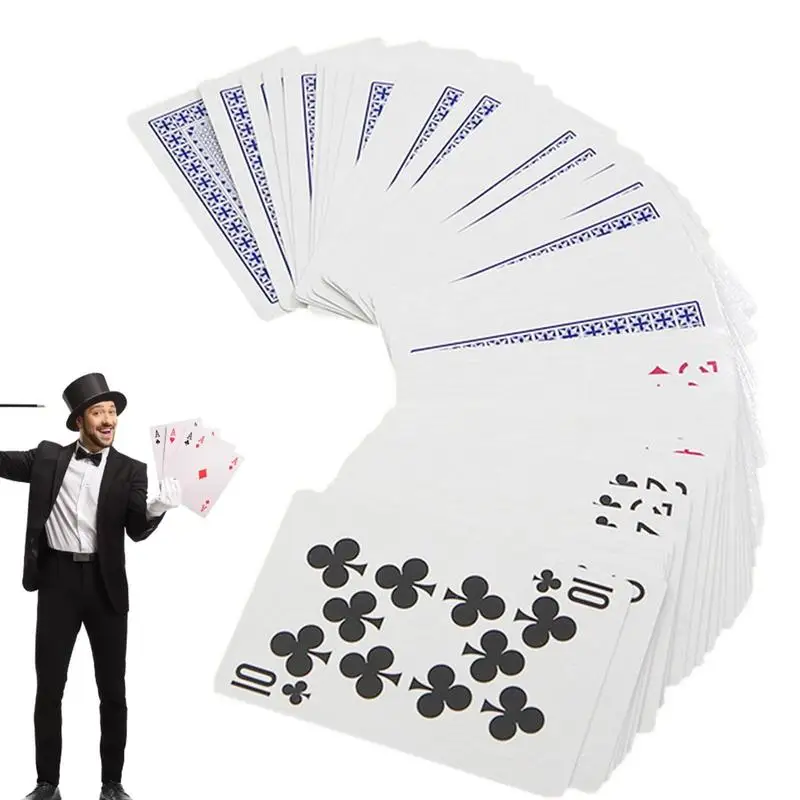 Magician Cards Deck Fishing Magic Playing Cards magic show Poker Cards Magic Toys Party Table Games Small Casino Game Cards