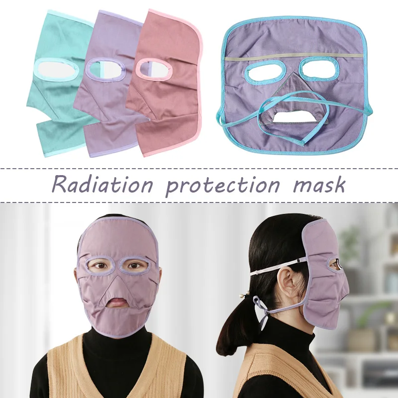 Metal Fiber Anti Radiation Mask Electromagnetic Radiation Protective Face Mask Cell Phone Computer TV EMF Shielding Face Mask