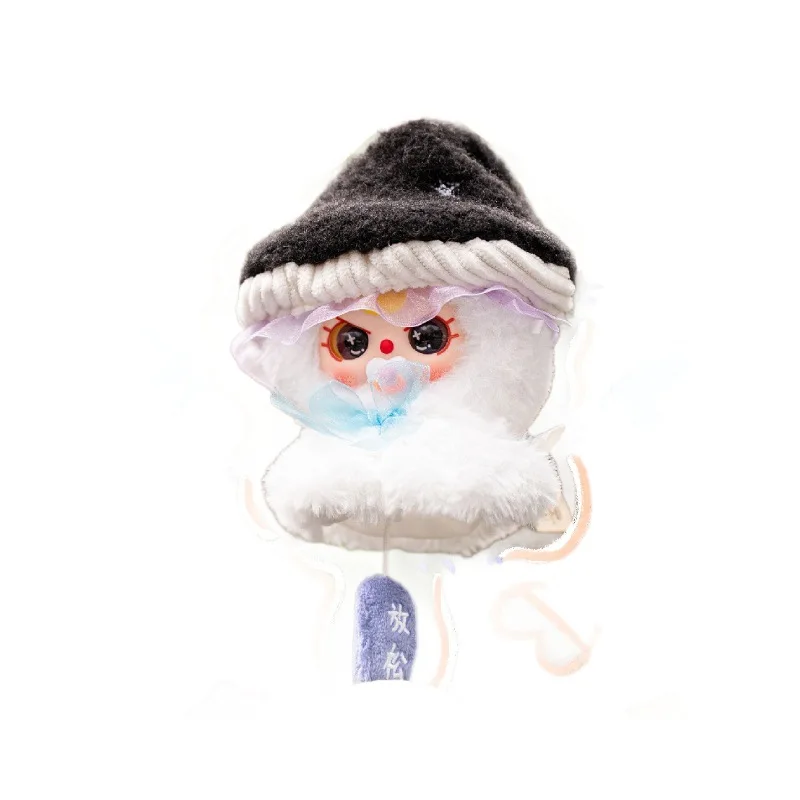 Originele Baby Drie Blind Box Pop Trendy Speelgoed Pluche Pop Halloween Spelen Hanger Mysterie Rugzak Hanger Speelgoed Halloween Cadeau