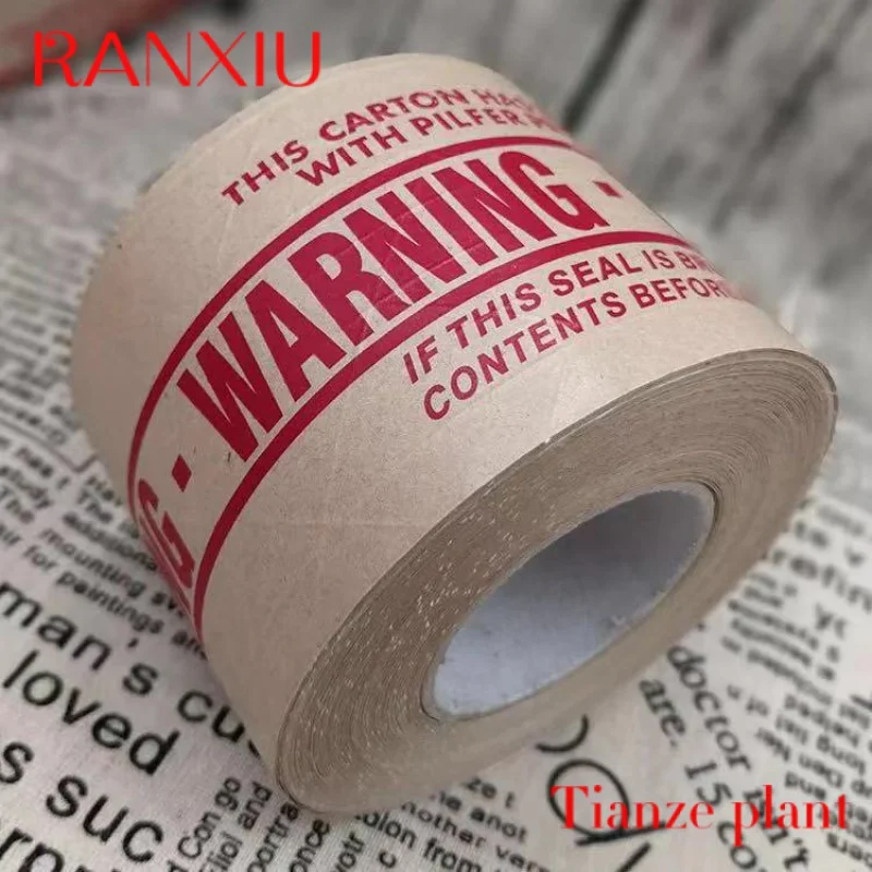 Custom 2% Discount  Strong Custom reinforced gummed Printed Kraft Paper Tape