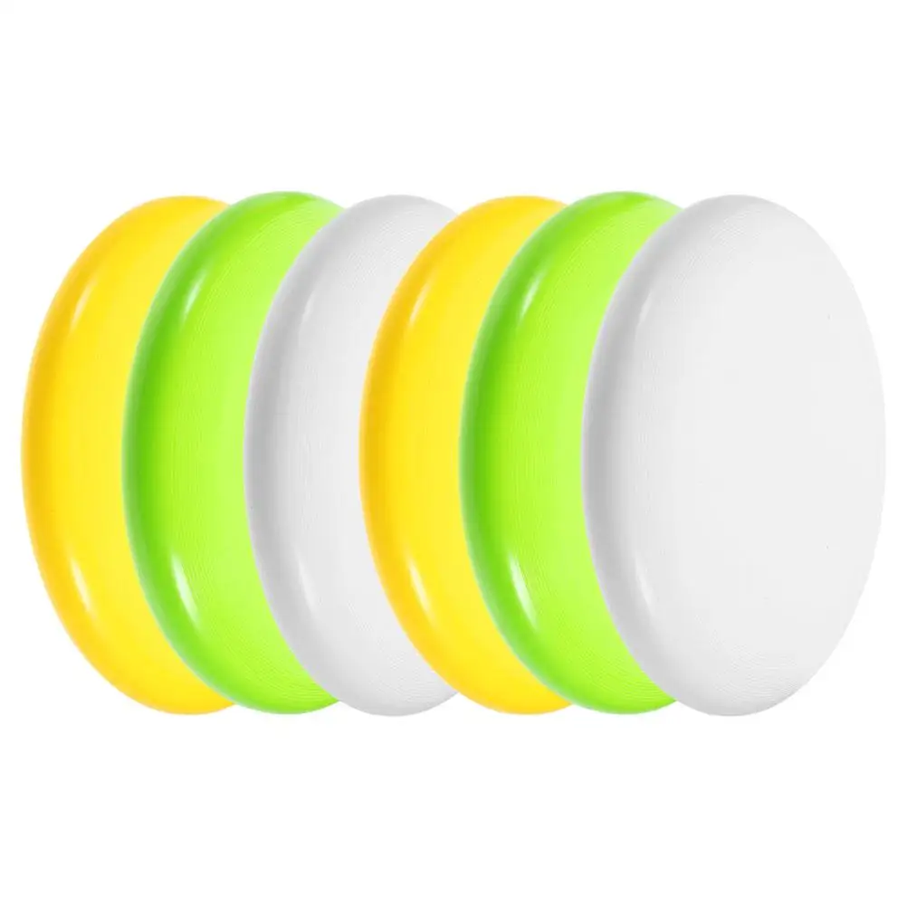 

6 Pcs Large Golf Disc Set White Yellow Green Flying Disc For Golf Softball Pitching Training Aid Development Tool Pitching Skill