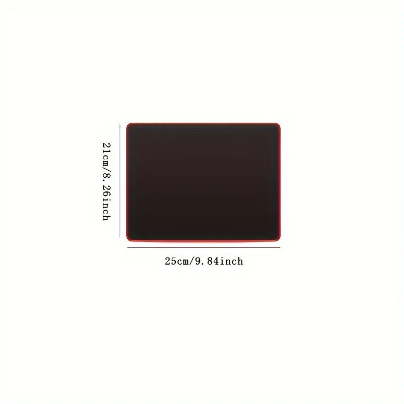 1PCS office electronic sports game mouse pad large size thick simple black desk mat precision lock edge