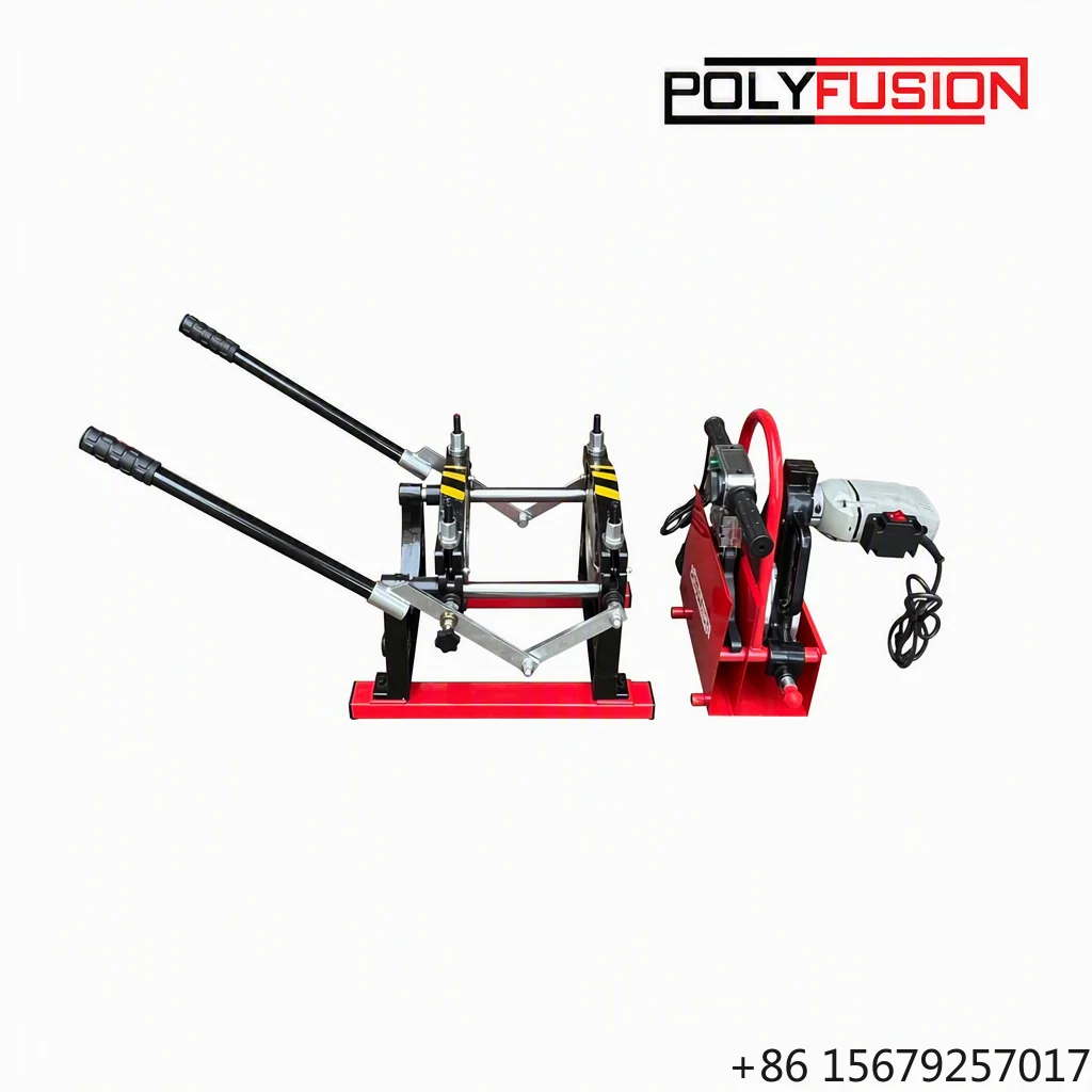 160mm Manual Equipment Pe Pipe Fusion Welder Thermofusion Machine Hand Push Plastic Pipe Butt fusion Welding Machine