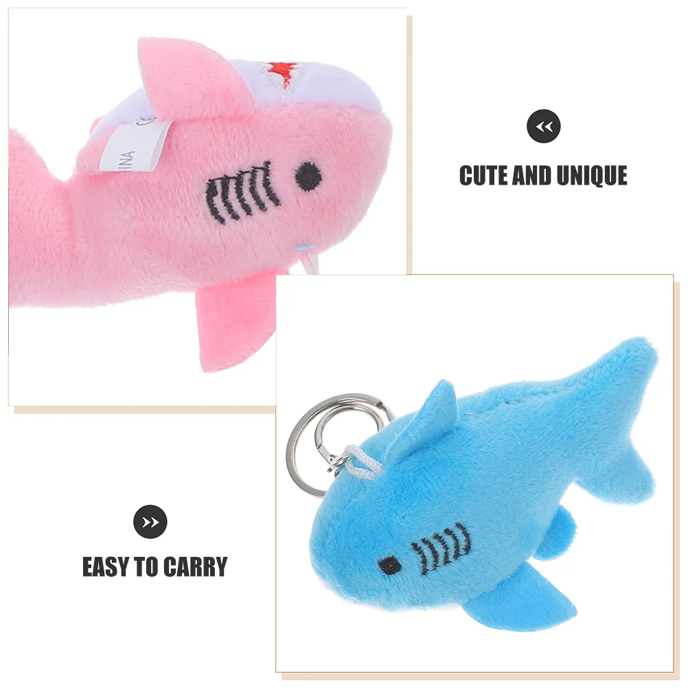 Toddlers Toys Sea Animal Keychain Whale Stuffed Dolphin Backpack Zinc Alloy Plush Child Party Favors