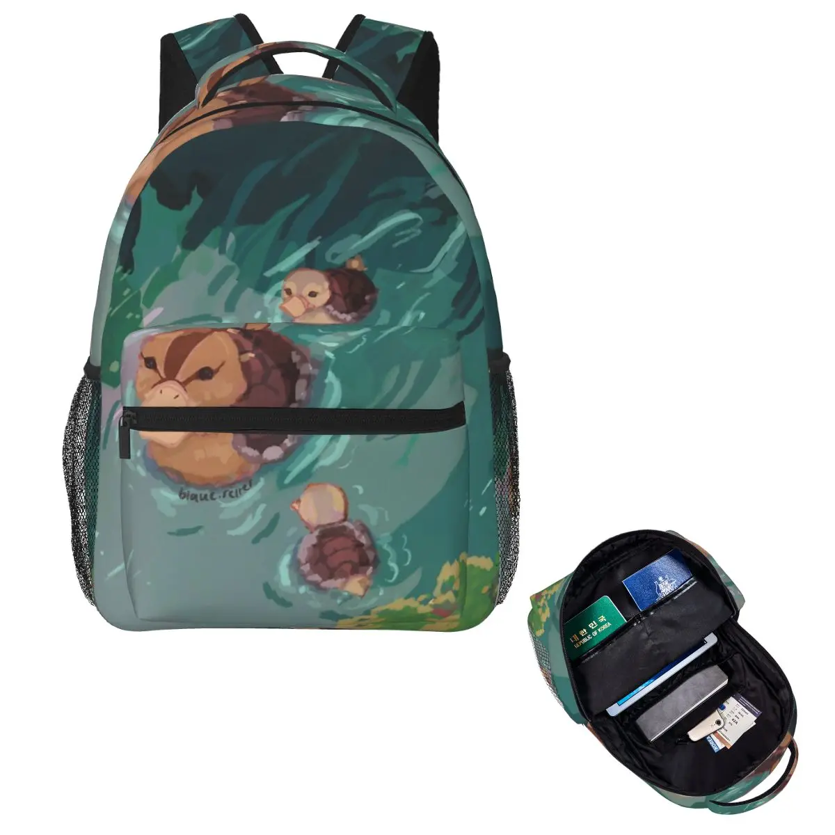 

Рюкзак Turtle Duck Pond Avatar The Last Airbender, Лидер продаж, рюкзак большой емкости, детская сумка для книг, школьная сумка, сумки на плечо