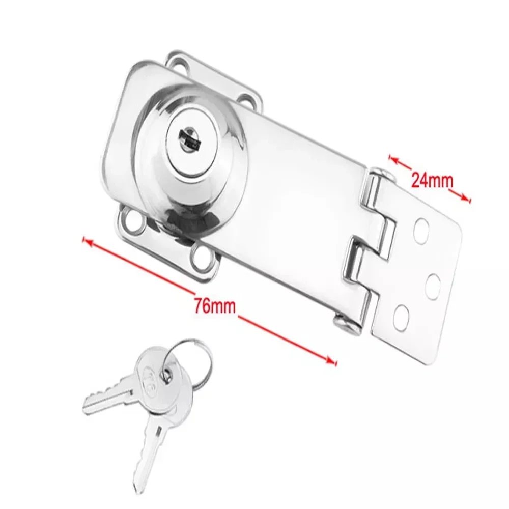 Marine Boat Stainless Steel 304 Locking Hasp Safety Lock Hatch Cabinet Door Cabin Deck Locker Hatch Latch yacht accessories