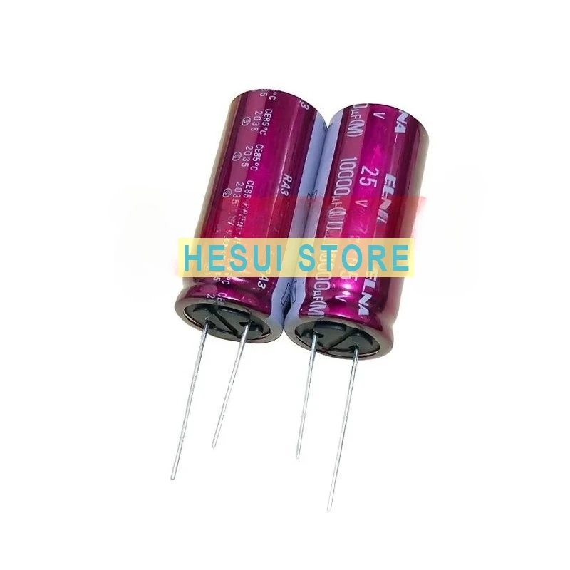 2200UF 35V ELNA Audio Capacitor 35V2200UF 16X25 RA3 Purple Red Robe