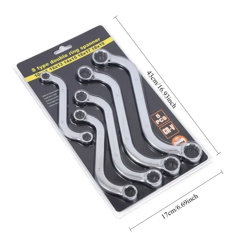 

Fixed Head Two-way Universal Bent Handle Plum Blossom Puller Auto Repair Home Set