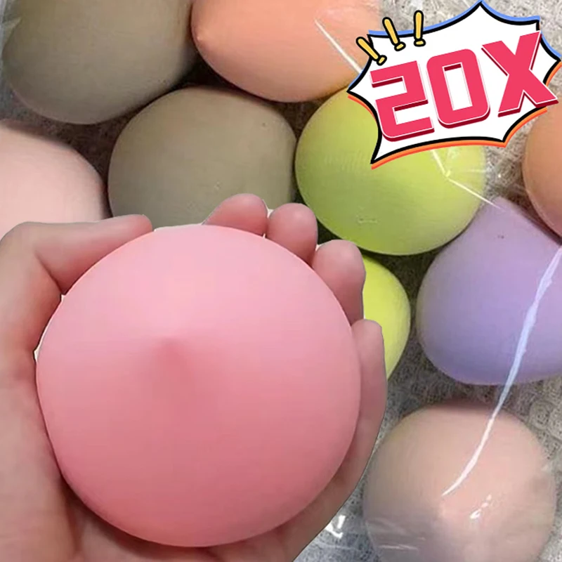 20PCS Makeup Sponge Soft Dry Wet Dual Use Liquid Foundation Concealer Powder Cosmetic Puff Peach Shaped Beauty Eggs Makeup Tools