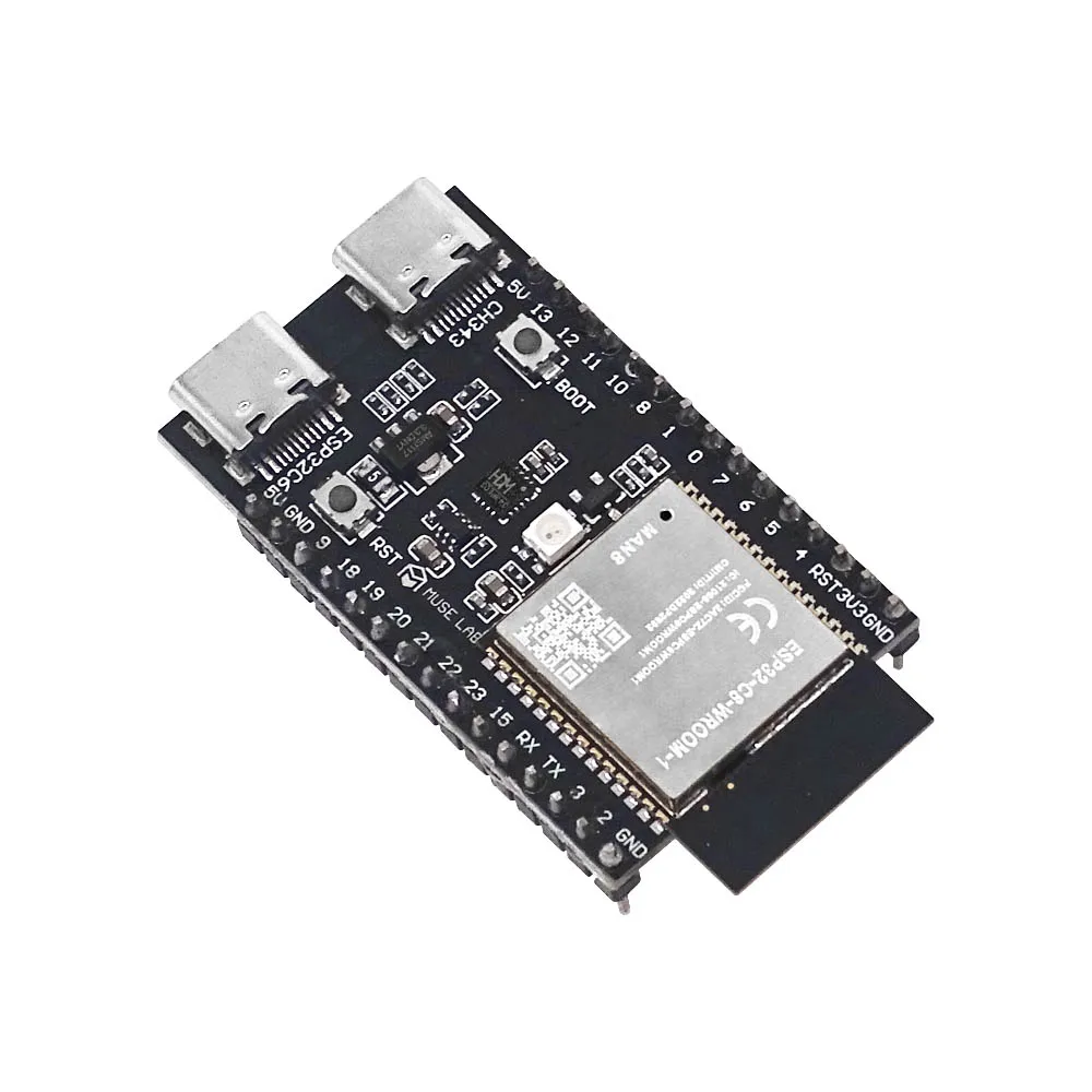 ESP32-C6 ESP32 WiFi+Bluetooth Placa de Desarrollo para Internet de las Cosas, Placa Base ESP32-C6-DevKit C N4R2 N8R2 N16R2 para Arduino