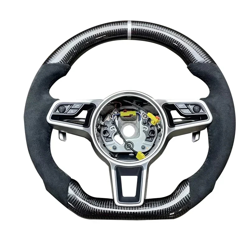 AUTO RACING CAR STEERING WHEEL FOR Mercedes-Benz W205 C CLASS C200 E300 C220 C300 C400 C450 CARBON FIBER STEERING WHEEL