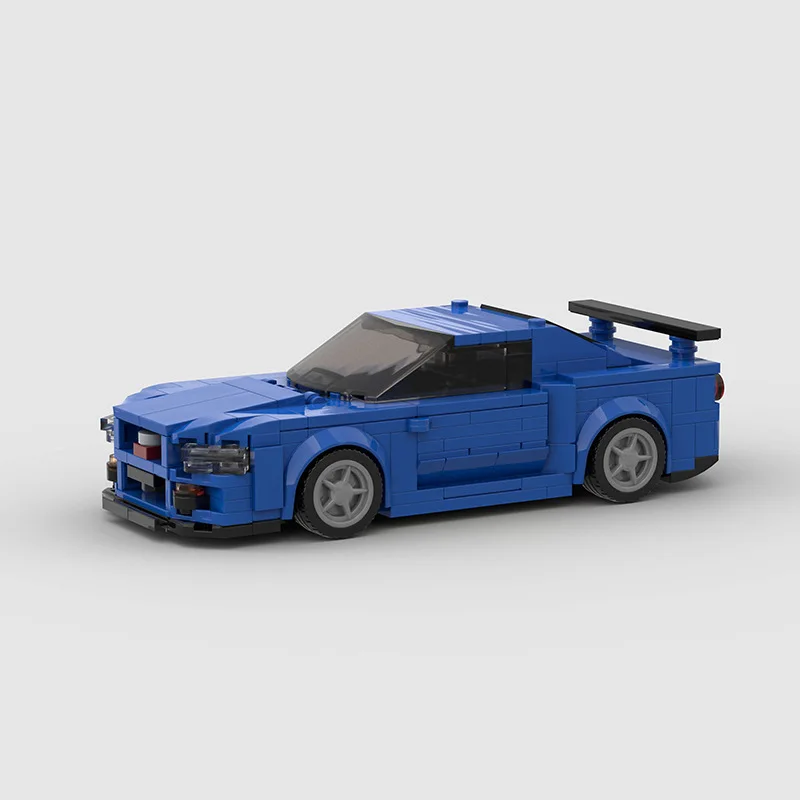 

MOC R34 супер спортивные автомобили, строительные блоки, кирпичи, наборы «сделай сам», подарки, игрушки для мальчиков, девочек и взрослых, 375 шт.