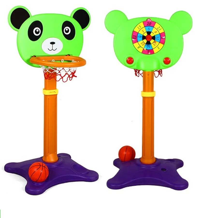 Picture 4: Children Indoor Playground Portable Plastic Basketball Stands for Kids