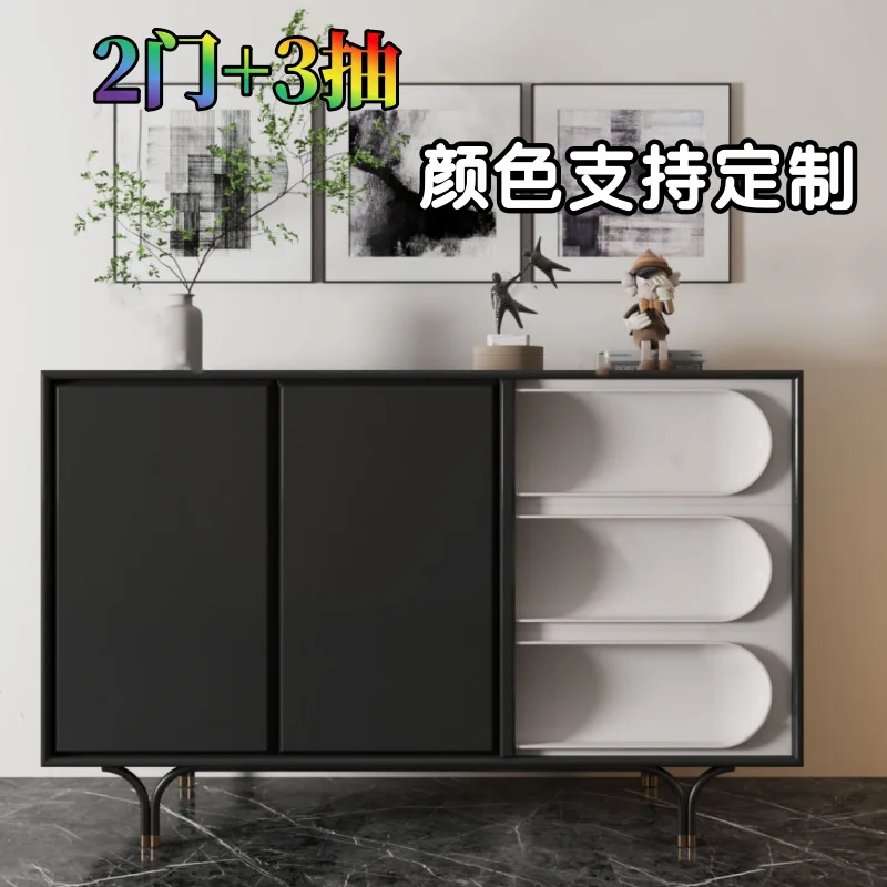 Mobile da pranzo in vernice nordica Mobile da portico d'ingresso italiano semplice e moderno