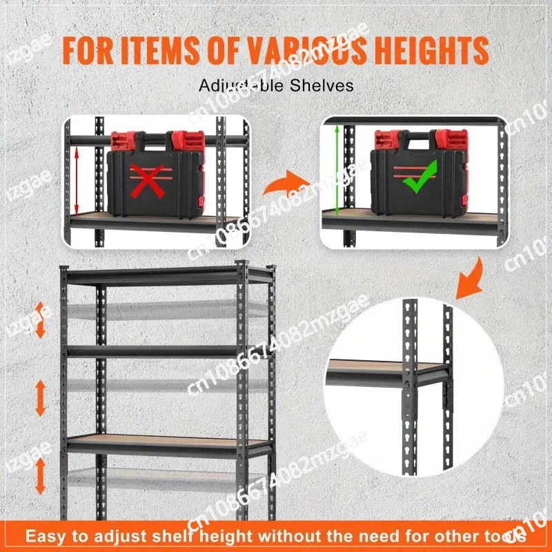 Small Storage Shelves Household Express Angle Iron Steel Racks, Storage Warehouse Warehouse Shelving Unit