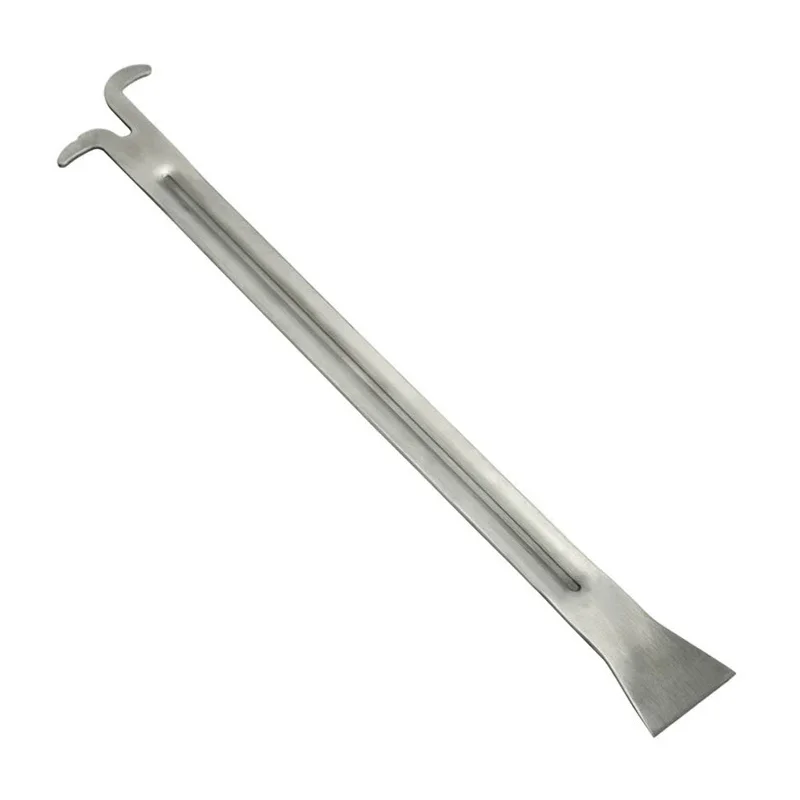 Beekeeping Flat Stainless Steel Bee Hive Scraper Tool Sliver Extra Long Pry Scraper Cleaning Beehive Equipment Beekeeping Tools