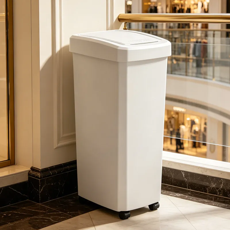 Large Industrial Outdoor Sorting Trash Can With Lid,Commercial Big Garbage Bin For Outdoor Kitchen Food Waste Separation Use