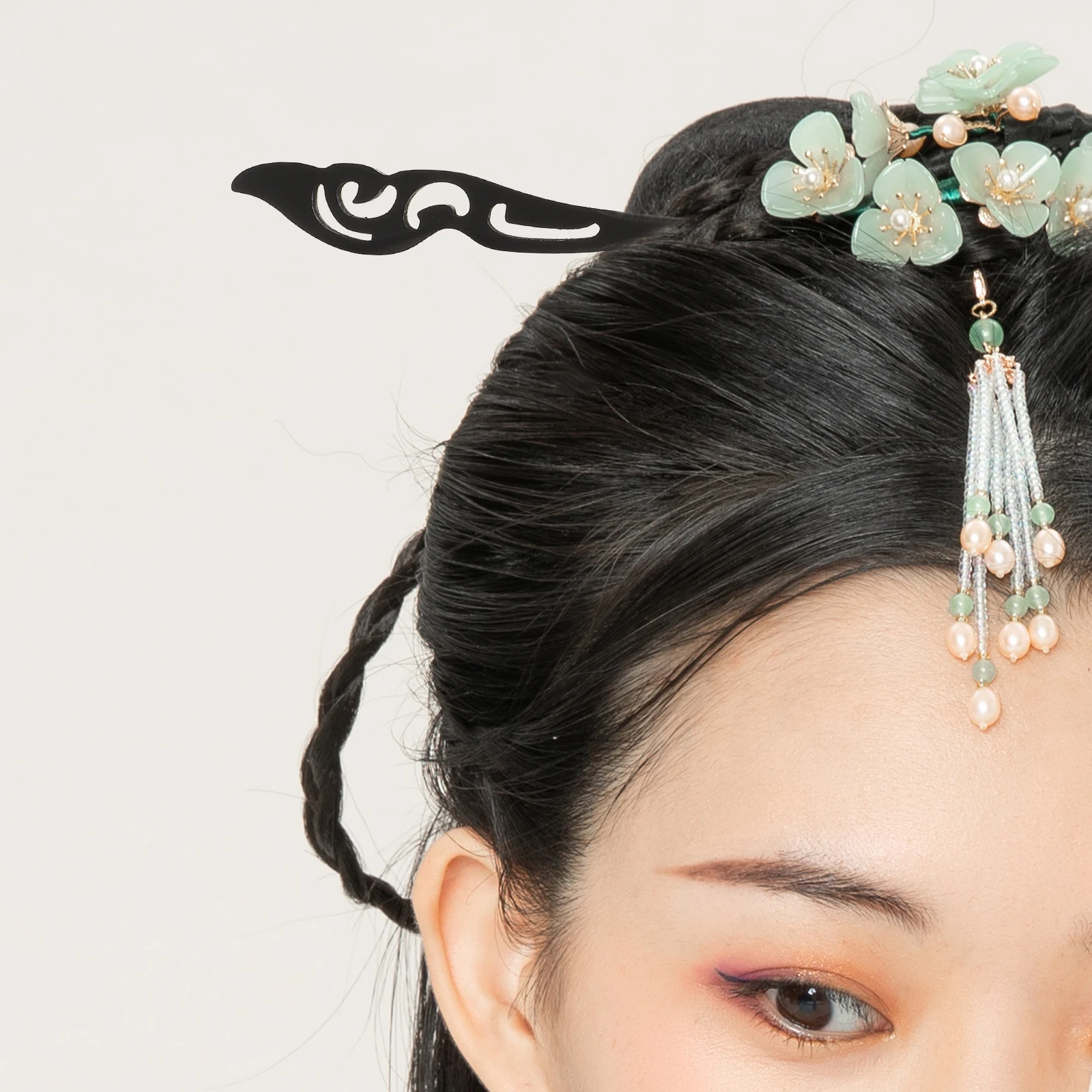 

2 Pcs Girls Imitation Ebony Hairpin Accessories Pins for Women Hanfu Wooden Hairpins