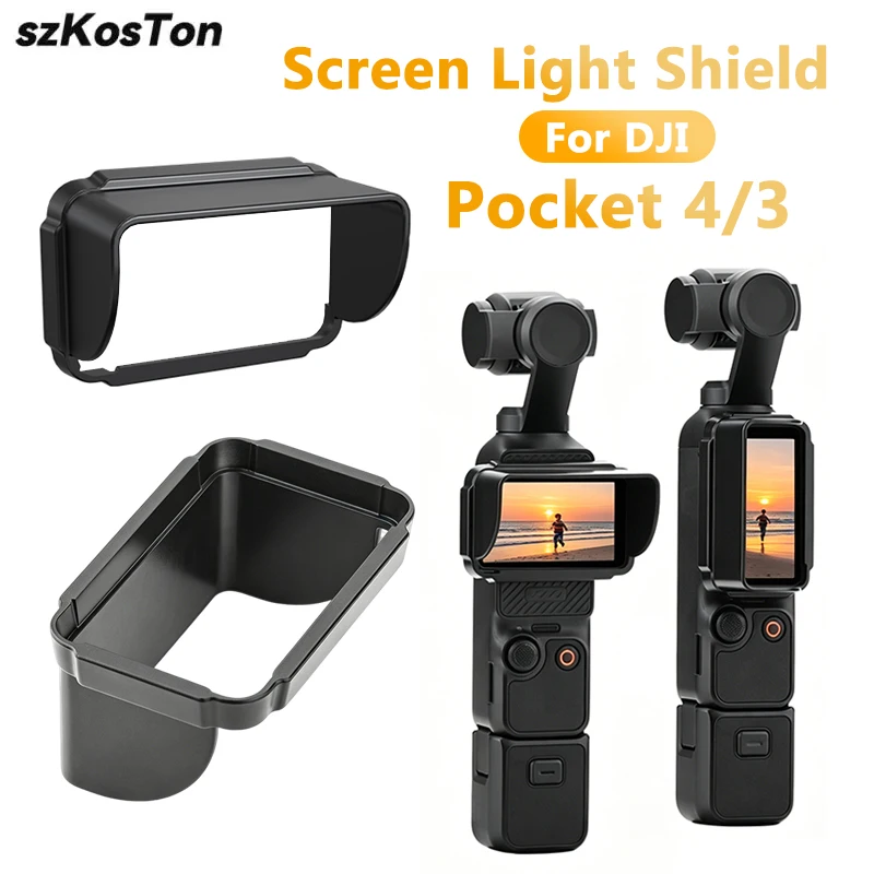 Sun Shade for DJI Pocket 4 3 Quickly Release Sun Shade Cover Light Shielding Screen for DJI Osmo Pocket Camera Accessories