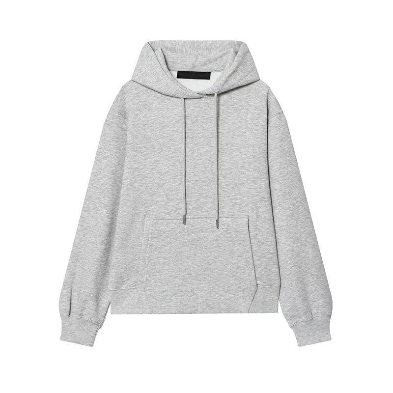 

YENKYE 2025 женская однотонная базовая толстовка с капюшоном, передняя сумка, карман, повседневные осенние пуловеры с длинными рукавами