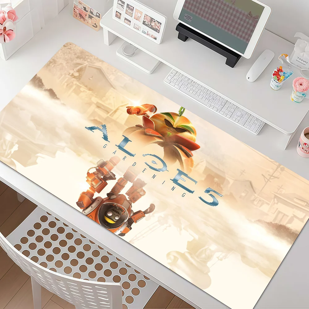 Game P-Plants Vs Z-Zombies Strategy Mouse Pad Anti Slip Rubber Edge Locked Thickened Laptop Gaming Desk Mat