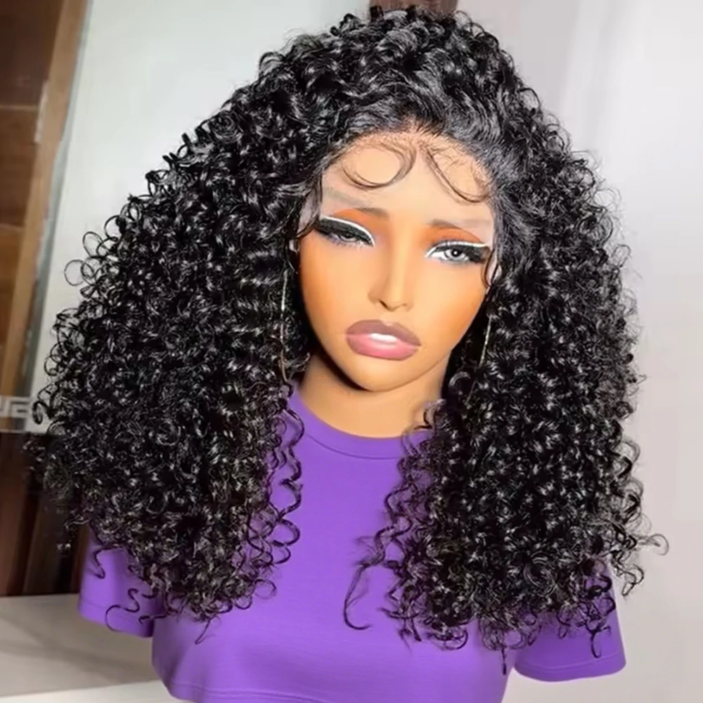 

Парик с глубокими волнами и кружевной передней частью из натуральных волос из Малайзии, натуральный черный, 13x4 HD, без клея, короткий боб из человеческих волос