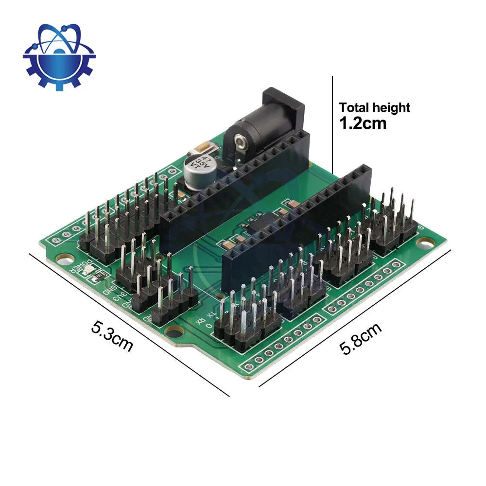 NANO V3.0 R3 Expansion Board Module Board Dual Purpose Development Board Expansion Board Power Supply Base Board For Arduino