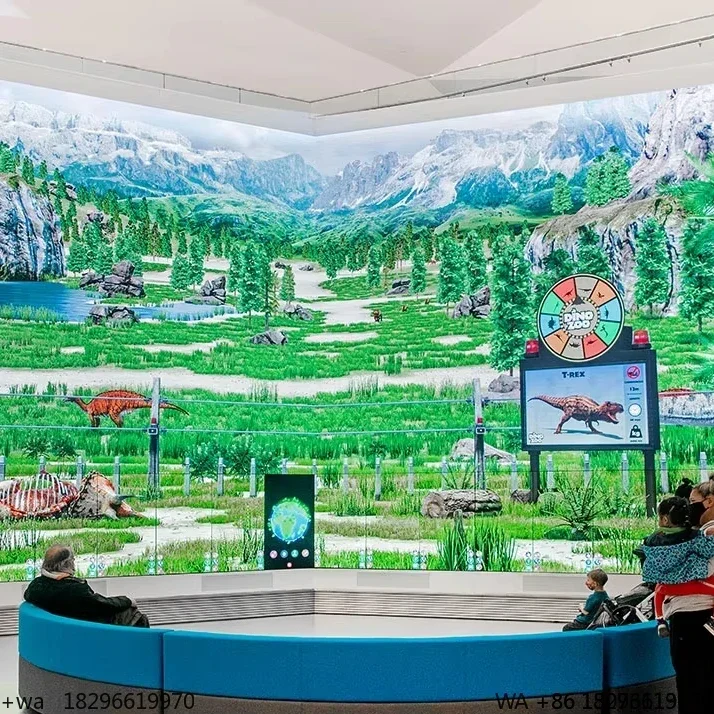 

Indoor P2 LED Video Wall Custom 4K/8K High Res Screen with Video Processor
