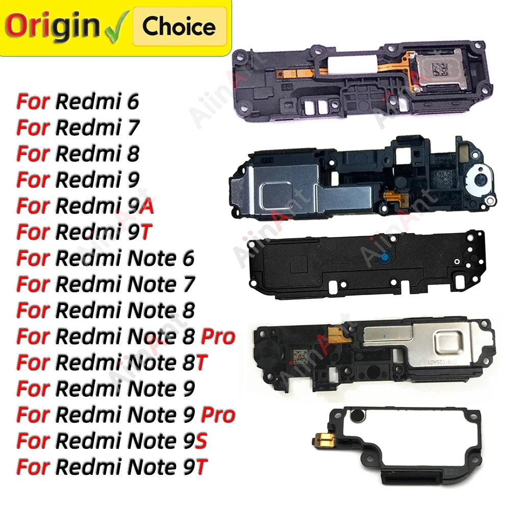 Bottom Loud Speaker Loudspeaker Sound Buzzer Ringer Flex Cable For Xiaomi Redmi Note 9 8 7 6 6A 7A 8A 9A 9T 8T 9s Pro 4G 5G